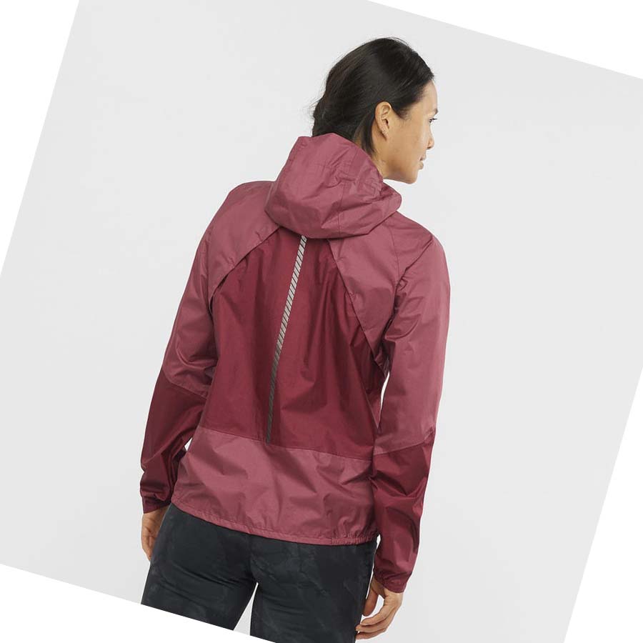 Chaquetas Salomon BONATTI WATERPROOF Mujer Rojos | MX 2472MQZ